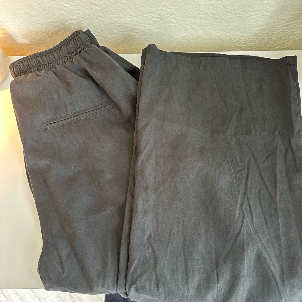 Black Drawstring Pants - Picture 4 of 4